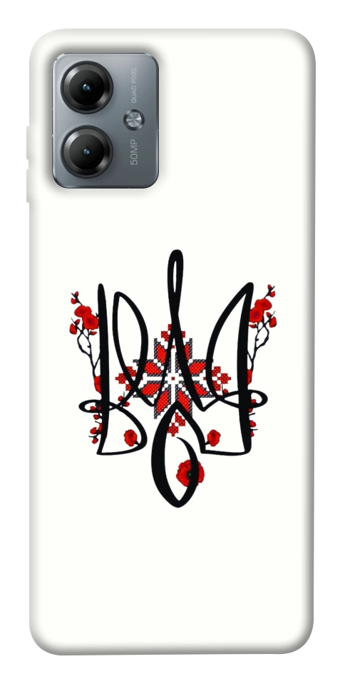 Чехол Flower symbol для Motorola Moto G14