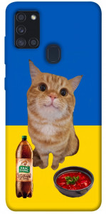Чехол Kitty dinner для Galaxy A21s (2020)