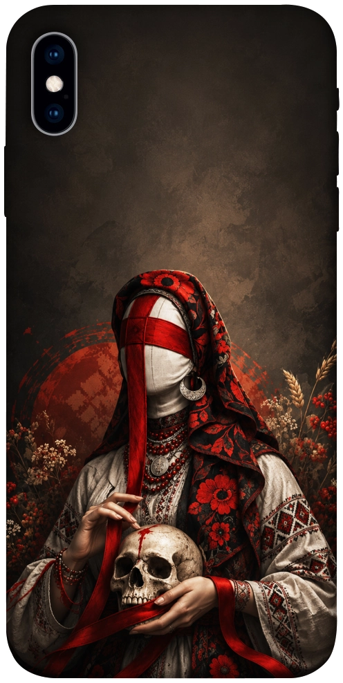 Чехол Slavic mystery girl для iPhone X