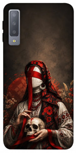 Чехол Slavic mystery girl для Galaxy A7 (2018)