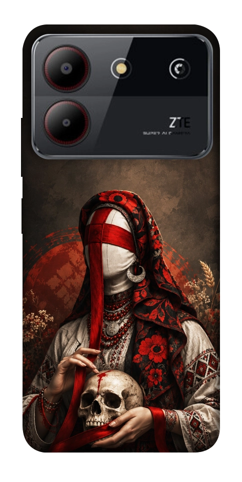 Чехол Slavic mystery girl для ZTE Blade A54 4G