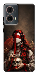Чохол Slavic mystery girl для Motorola Moto G85