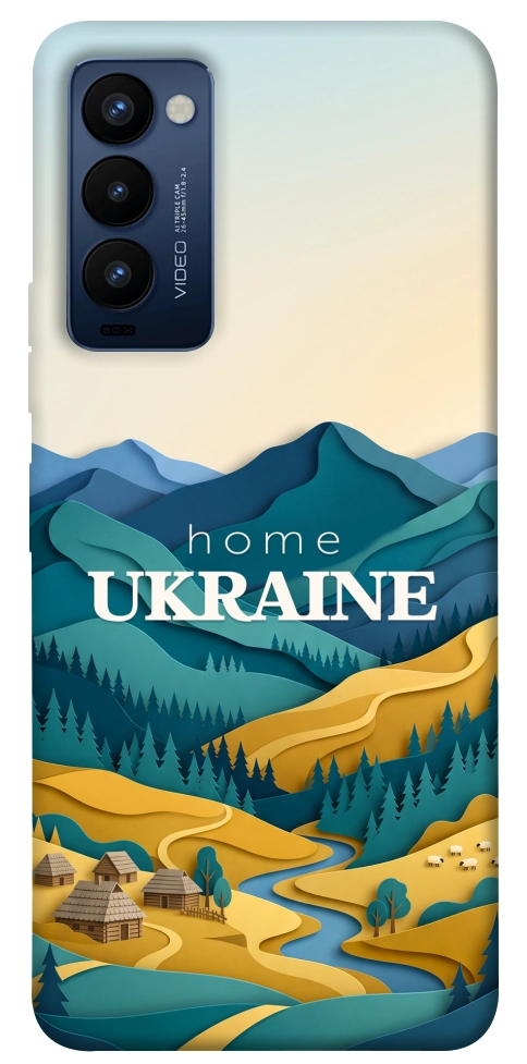 Чехол Ukraine home для TECNO Camon 18