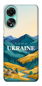 Чехол Ukraine home для Oppo A78 4G