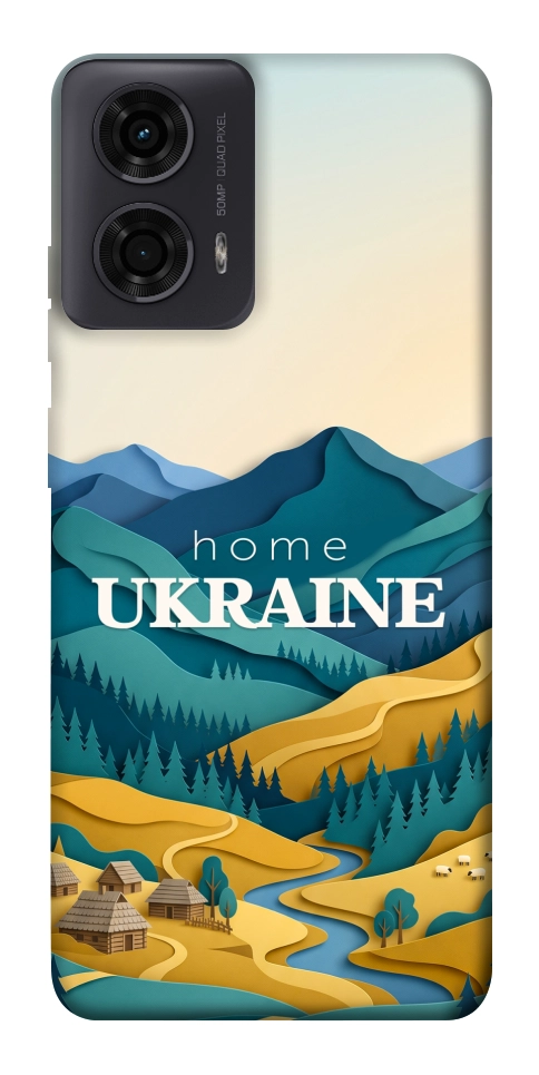 Чехол Ukraine home для Motorola Moto G24