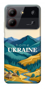 Чехол Ukraine home для ZTE Blade A54 4G