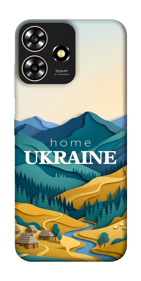 Чехол Ukraine home для ZTE Blade A73 4G