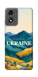 Чехол Ukraine home для Motorola Moto E14