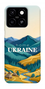Чехол Ukraine home для ZTE Blade A55 4G