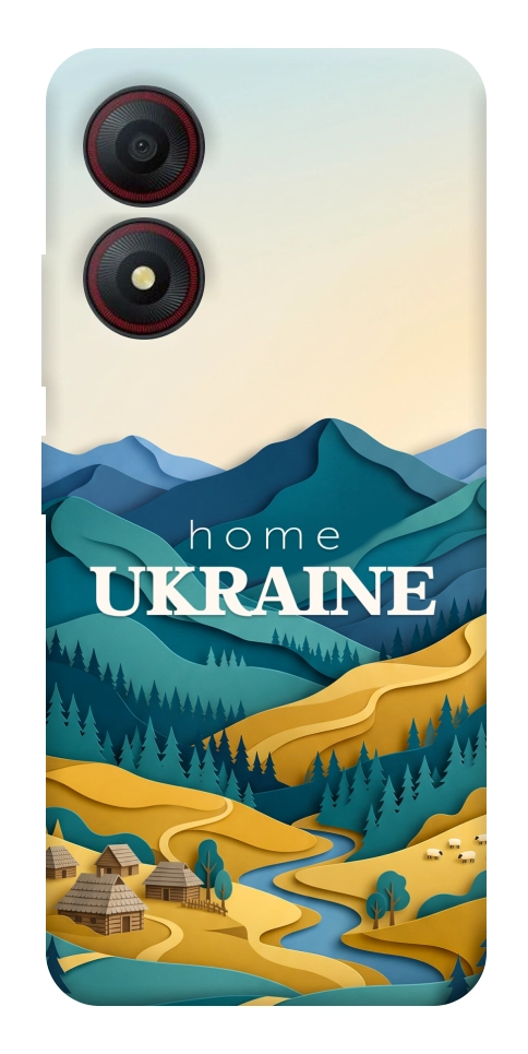 Чехол Ukraine home для ZTE Blade A34 4G
