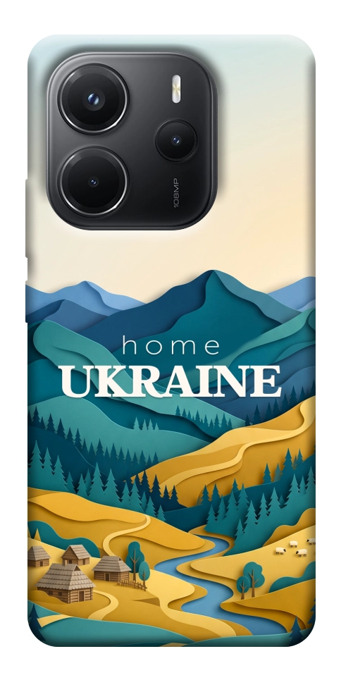 Чехол Ukraine home для Xiaomi Redmi Note 14 4G (Int. version)