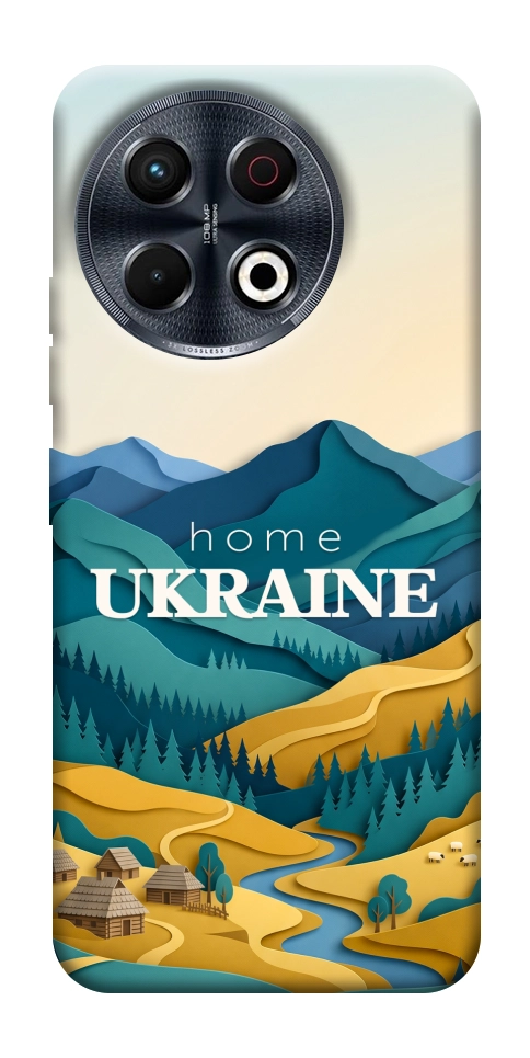 Чехол Ukraine home для TECNO Spark 30 Pro (KL7)