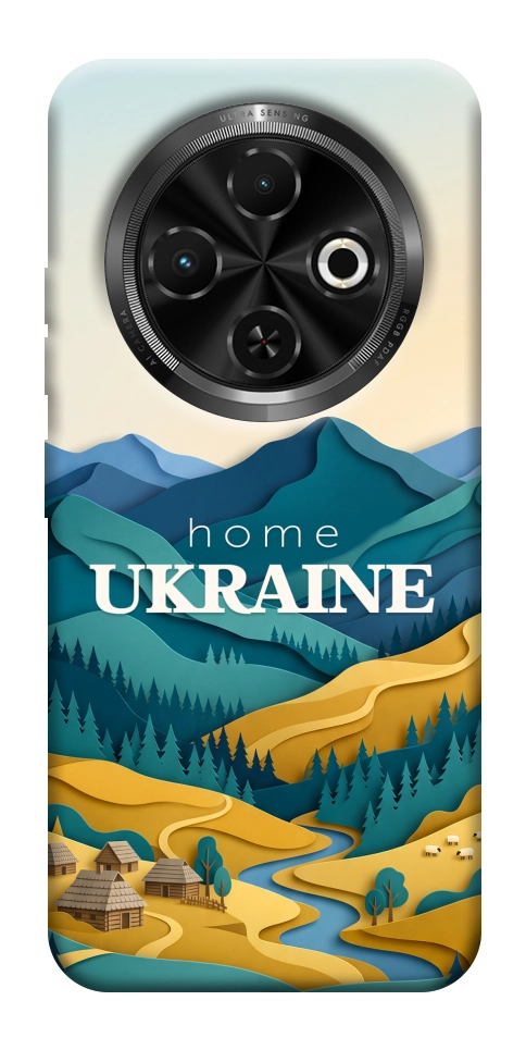 Чехол Ukraine home для TECNO Spark 30C (KL5n)