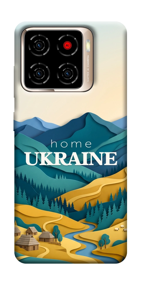 Чехол Ukraine home для ZTE Blade A56