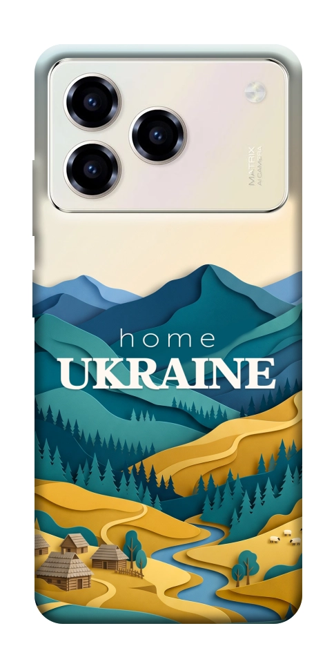 Чехол Ukraine home для ZTE Blade A76 4G