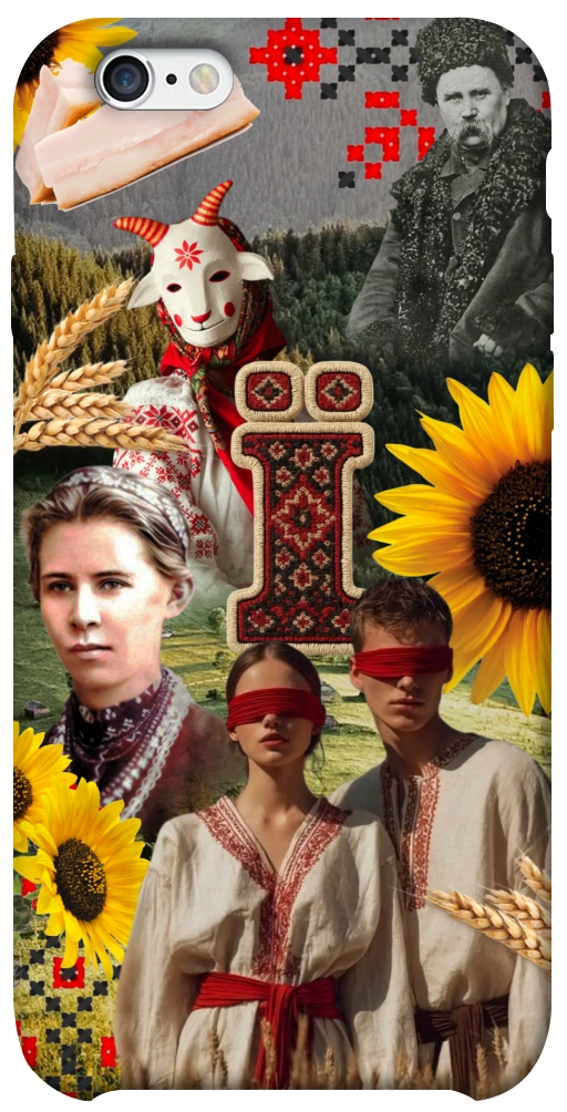 Чехол Ukr collage для iPhone 6