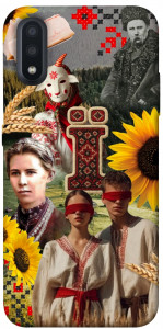 Чехол Ukr collage для Galaxy A01