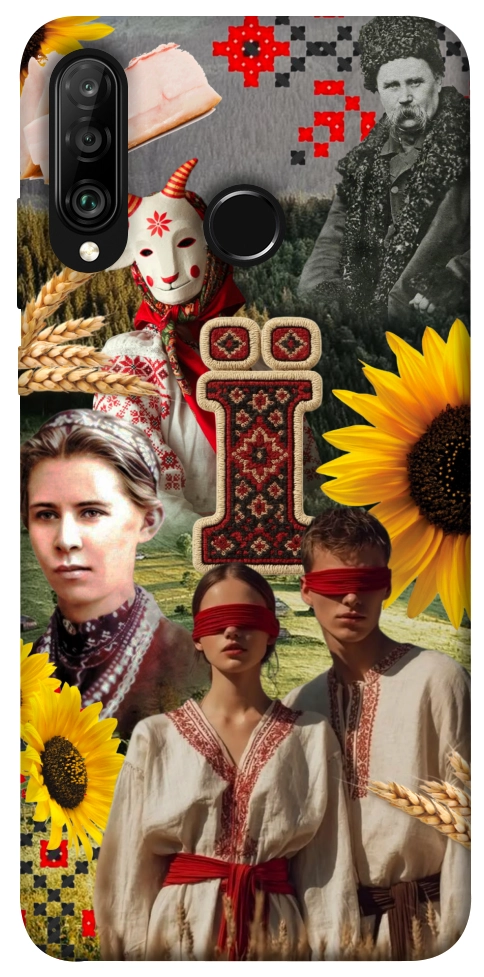 Чехол Ukr collage для Huawei P30 Lite