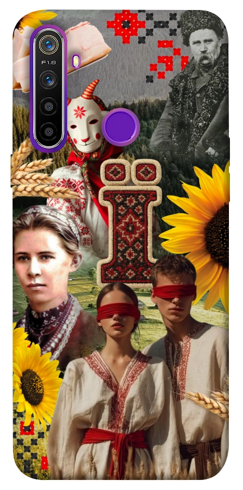 Чохол Ukr collage для Realme 5