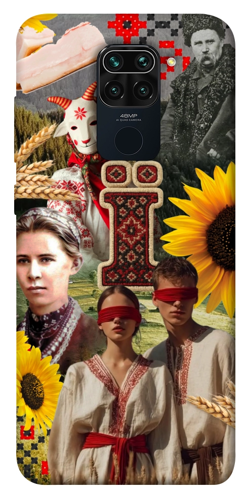 Чохол Ukr collage для Xiaomi Redmi 10X