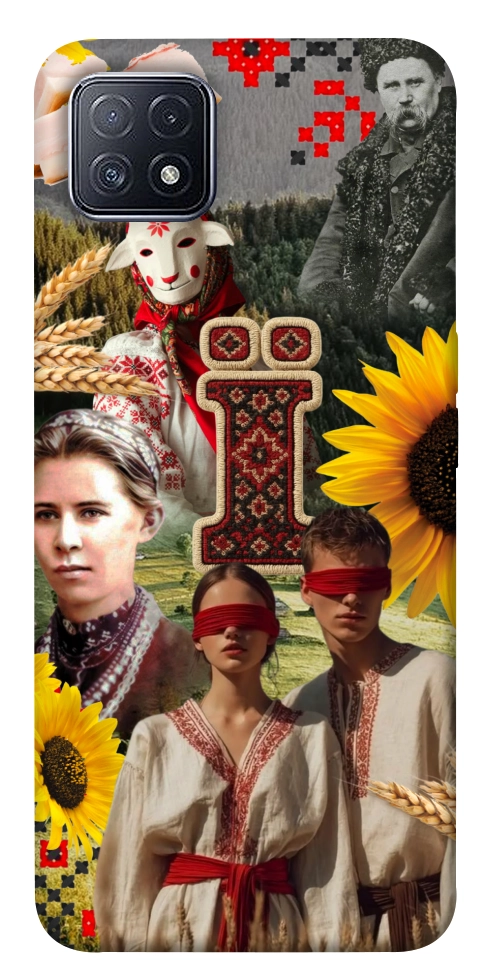 Чехол Ukr collage для Oppo A73