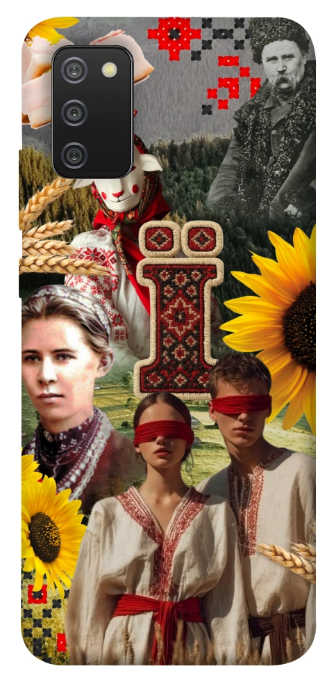 Чохол Ukr collage для Galaxy A02s