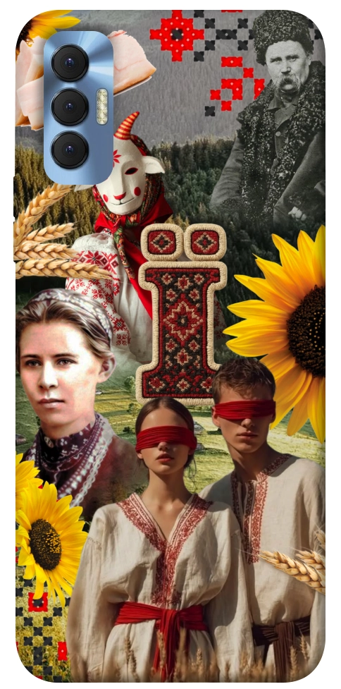 Чехол Ukr collage для TECNO Spark 8P
