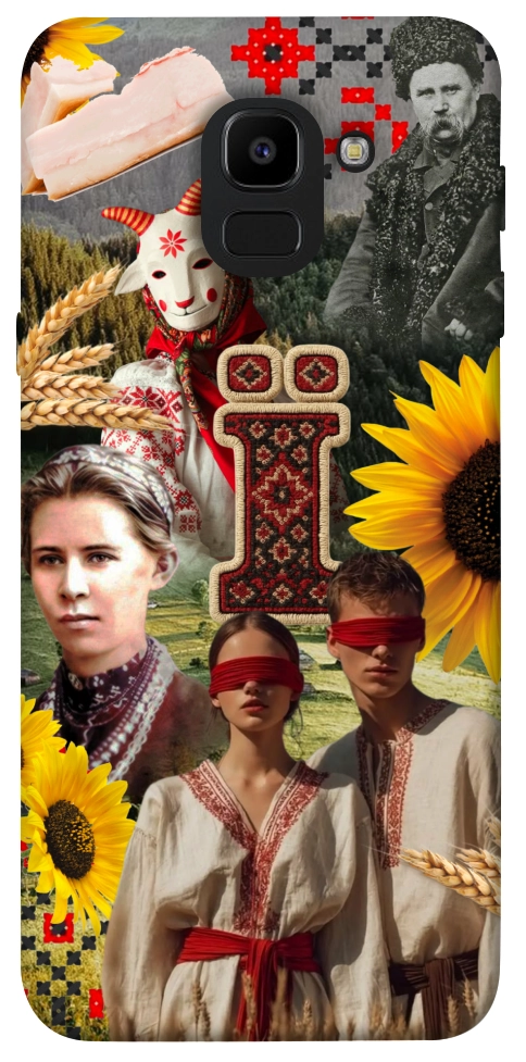 Чохол Ukr collage для Galaxy J6 (2018)