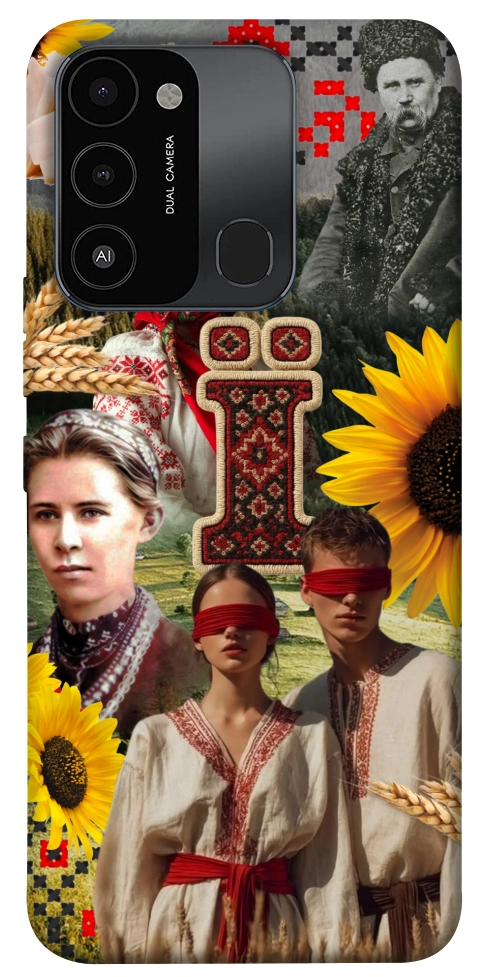 Чехол Ukr collage для TECNO Spark 8C