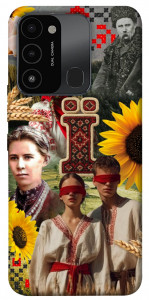 Чехол Ukr collage для TECNO Spark 8C