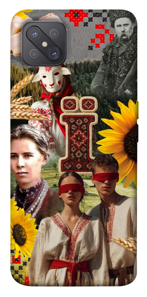 Чехол Ukr collage для Oppo A92s