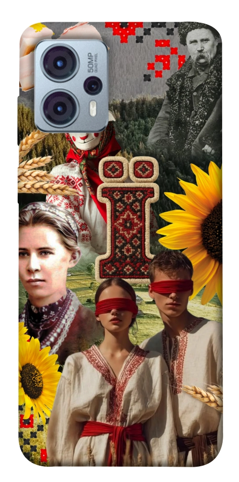 Чохол Ukr collage для Motorola Moto G23