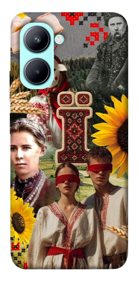 Чехол Ukr collage для Realme C33