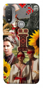 Чехол Ukr collage для Motorola Moto E20