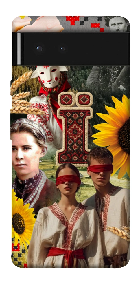 Чехол Ukr collage для Google Pixel 6