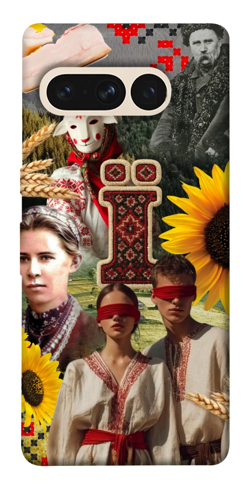 Чехол Ukr collage для Google Pixel 7 Pro