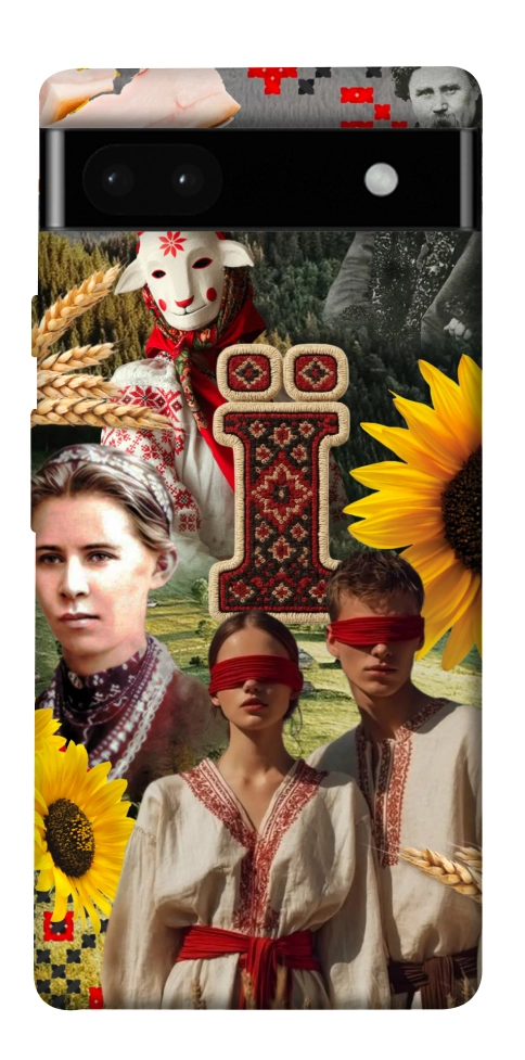 Чехол Ukr collage для Google Pixel 6A