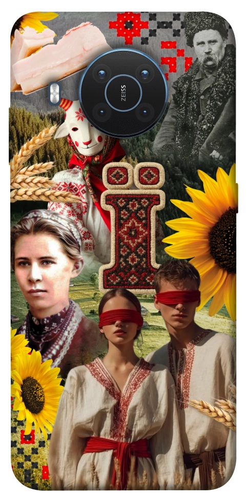 Чехол Ukr collage для Nokia X20