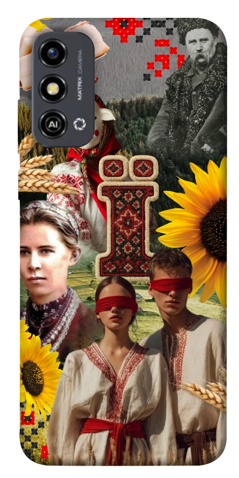 Чохол Ukr collage для ZTE Blade A53