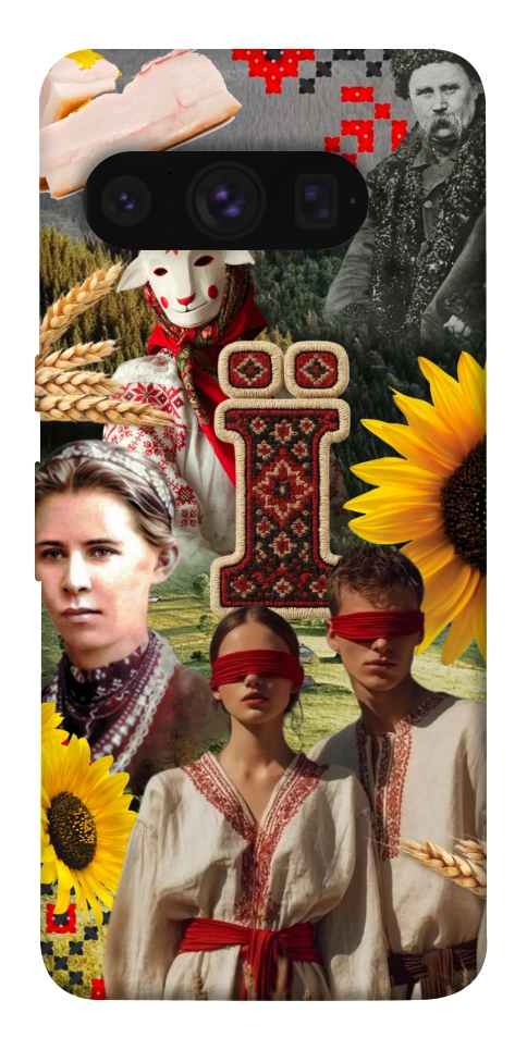 Чехол Ukr collage для Google Pixel 8 Pro