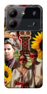 Чехол Ukr collage для ZTE Blade A54 4G