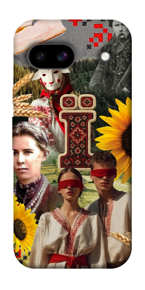Чехол Ukr collage для Google Pixel 8a
