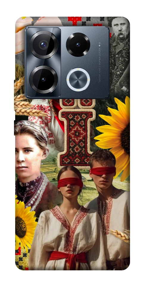 Чехол Ukr collage для Infinix Note 40 Pro 4G