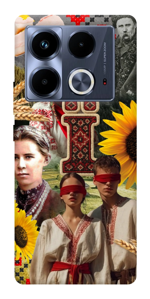 Чехол Ukr collage для Infinix Note 40 4G