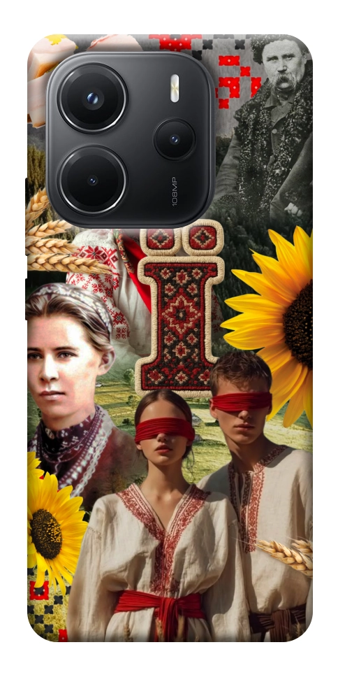 Чехол Ukr collage для Xiaomi Redmi Note 14 4G (Int. version)