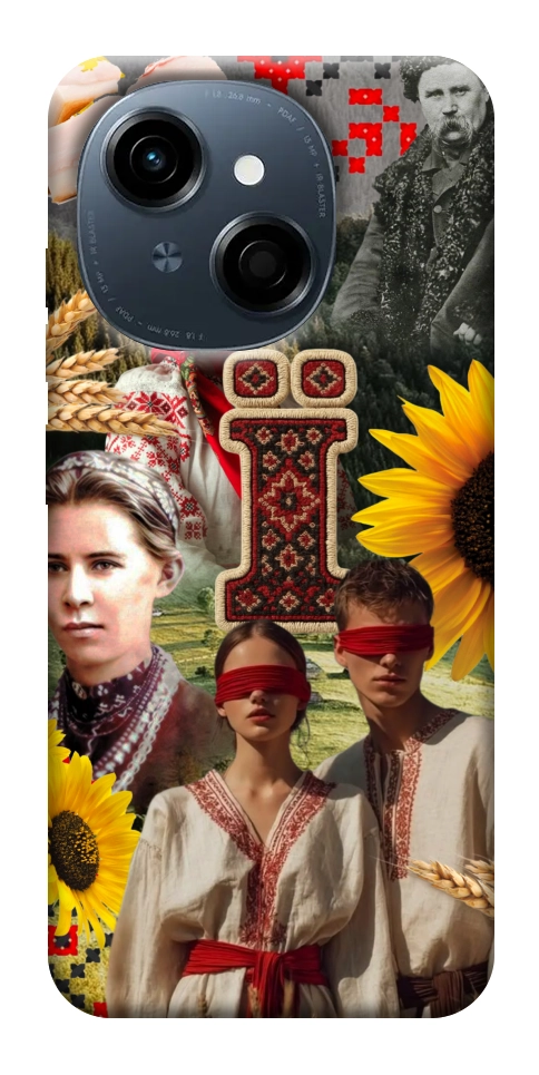 Чехол Ukr collage для TECNO Spark Go 1 (KL4)