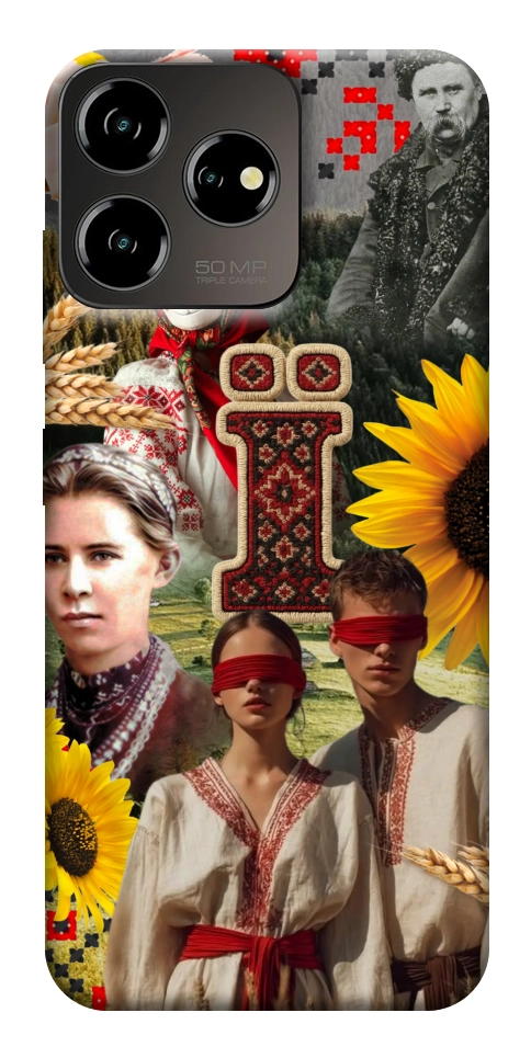 Чохол Ukr collage для ZTE Blade V50 Design 4G