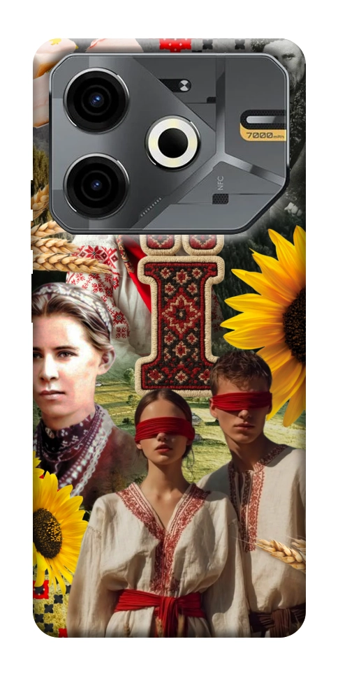 Чехол Ukr collage для TECNO Pova 6 Neo (LI6)