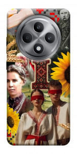 Чехол Ukr collage для Oppo Reno 12 F 4G