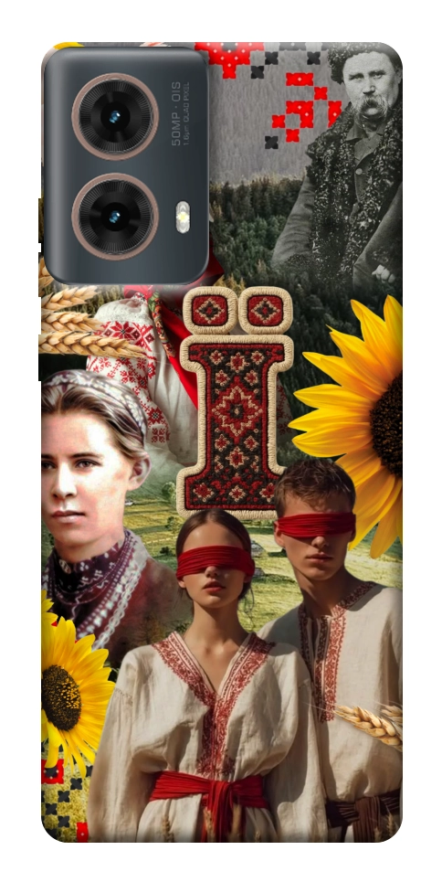 Чохол Ukr collage для Motorola Moto G85
